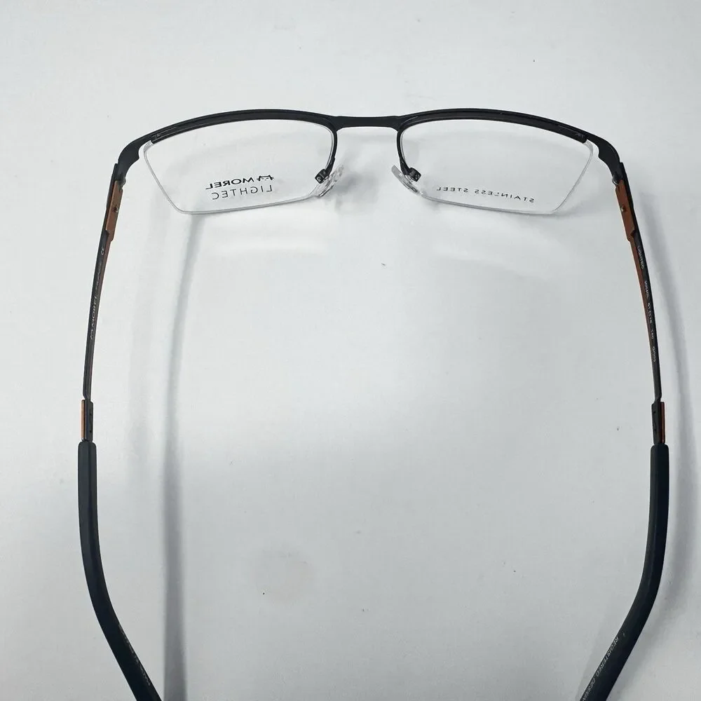 Morel Lightec 30040L 51-18-140 Eyeglass Frames Gunmetal Copper France